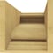 Ekena Millwork 10"W x 20"D x 10"H Wide Scroll Rough Cedar Woodgrain TimberThane Corbel, Primed Tan CORUR10X20X10SCRRCPR - alternate 3